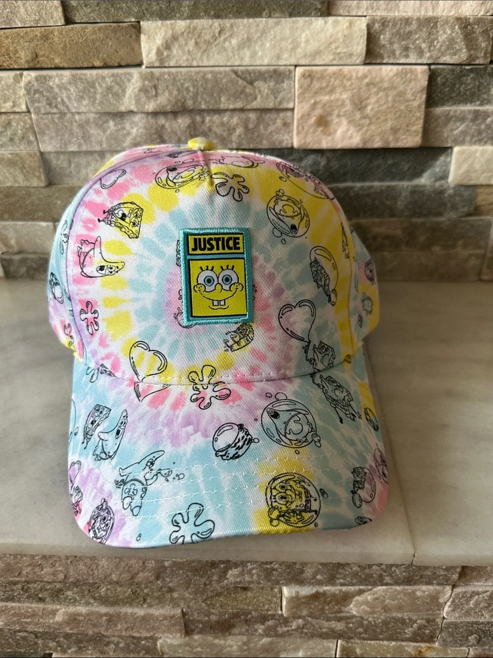 Justice X Spongebob Girls Baseball Hat